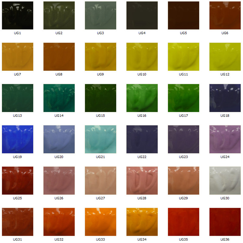 Glaze Color Chart