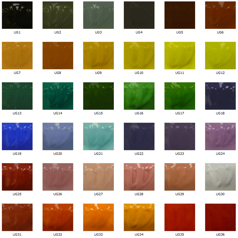 Ceramic Color Chart